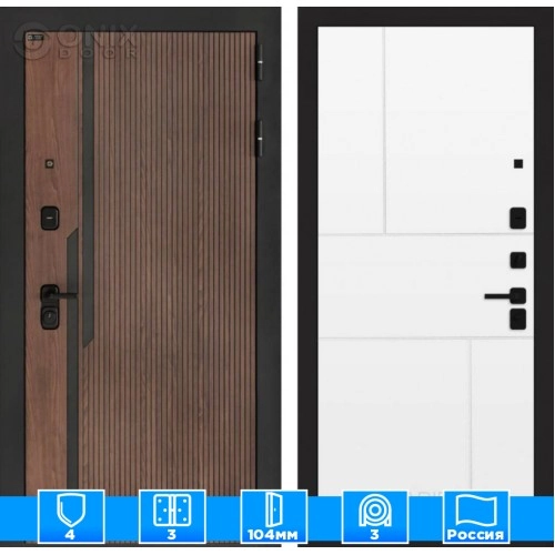 Входная дверь KARMINA 21 - Белый софт