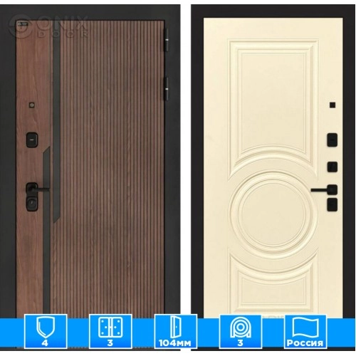 Входная дверь KARMINA 23 - Шампань софт