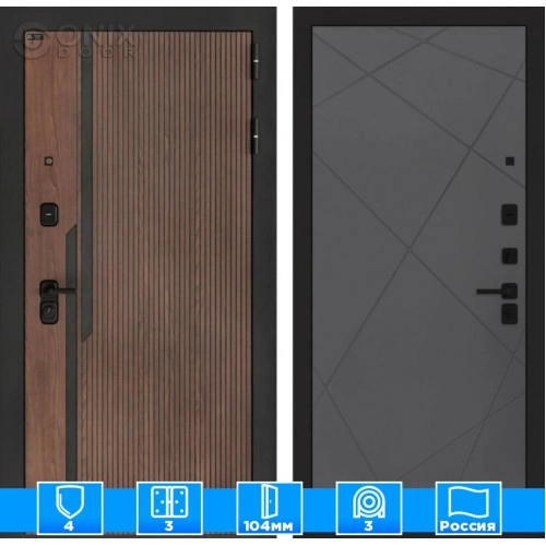 Входная дверь KARMINA 24 - Графит софт