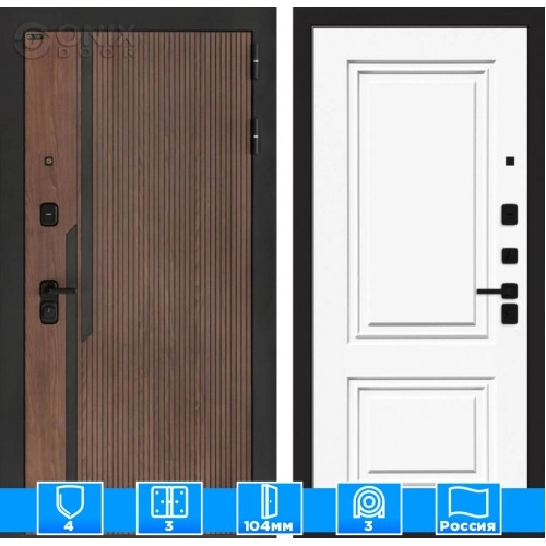 Входная дверь KARMINA 26 - Эмаль RAL 9003