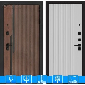 Входная дверь KARMINA 29 - Белый рельеф софт