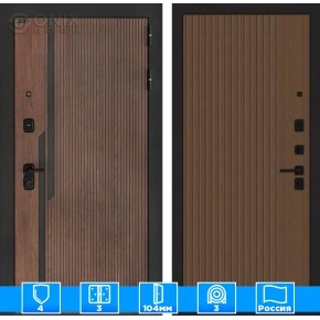 Входная дверь KARMINA 29 - Дуб кантри темный