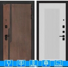 Входная дверь KARMINA 30 - Белый рельеф софт