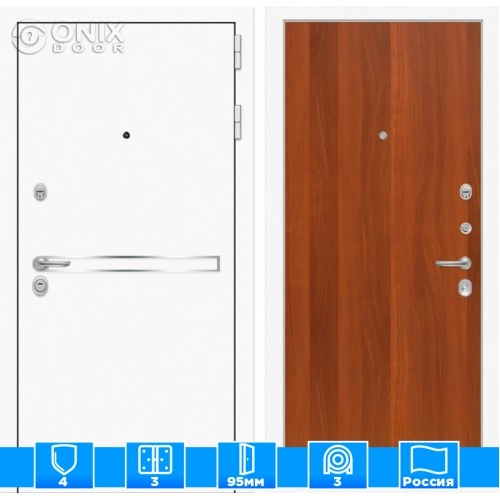 Входная дверь Лайн WHITE 05 - Итальянский орех