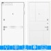 Входная дверь Лайн WHITE 21 - Белый софт