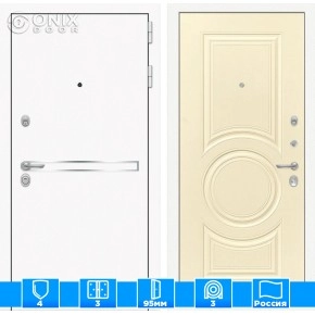 Входная дверь Лайн WHITE 23 - Шампань софт