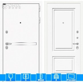 Входная дверь Лайн WHITE 26 - Эмаль RAL 9003