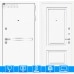 Входная дверь Лайн WHITE 26 - Эмаль RAL 9003