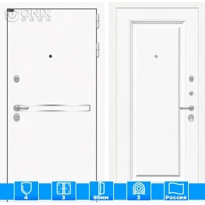 Входная дверь Лайн WHITE 27 - Эмаль RAL 9003