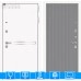 Входная дверь Лайн WHITE 29 - Серый рельеф софт