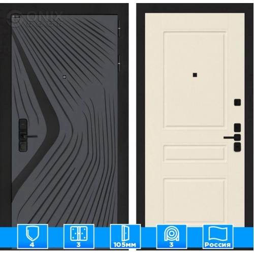 Входная дверь LEOLAB 03 - Крем софт