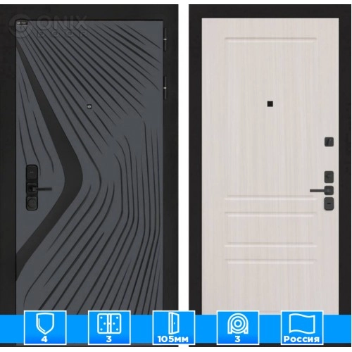 Входная дверь LEOLAB 03 - Сандал белый