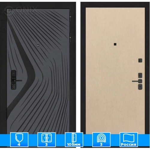 Входная дверь LEOLAB 05 - Венге светлый