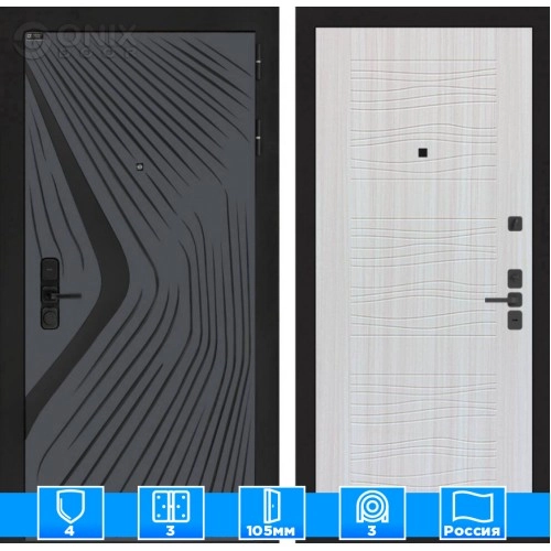 Входная дверь LEOLAB 06 - Сандал белый