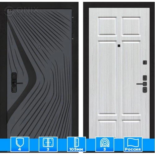 Входная дверь LEOLAB 08 - Кристалл вуд