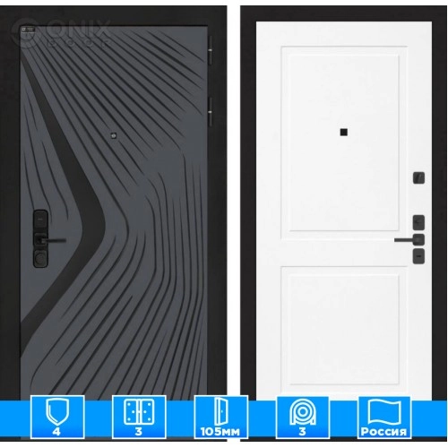 Входная дверь LEOLAB 11 - Белый софт