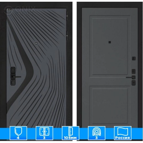 Входная дверь LEOLAB 11 - Графит софт