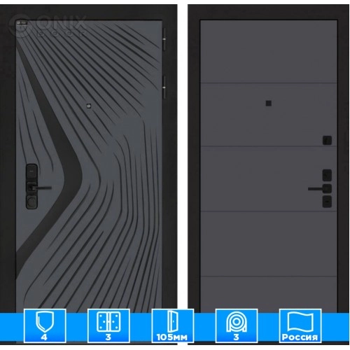 Входная дверь LEOLAB 13 - Графит софт