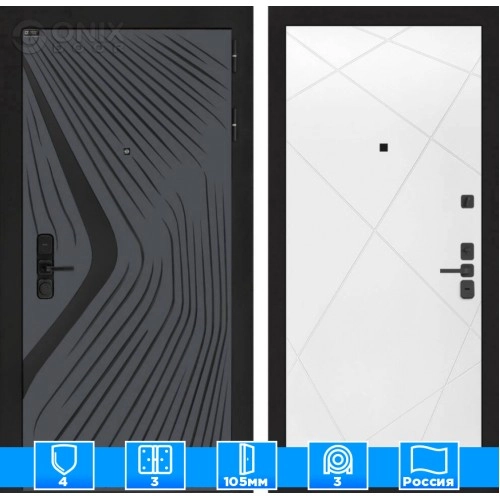 Входная дверь LEOLAB 24 - Белый софт