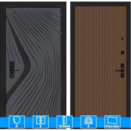 Входная дверь LEOLAB 29 - Дуб кантри темный