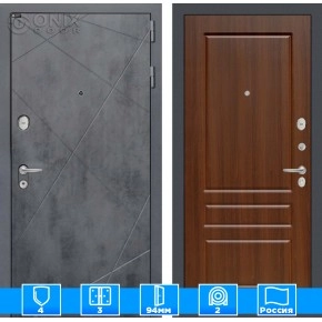 Входная дверь LOFT 03 - Орех бренди