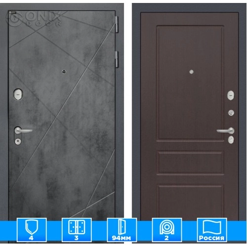 Входная дверь LOFT 03 - Орех премиум