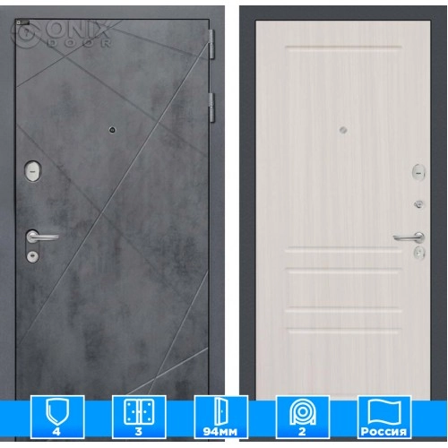 Входная дверь LOFT 03 - Сандал белый