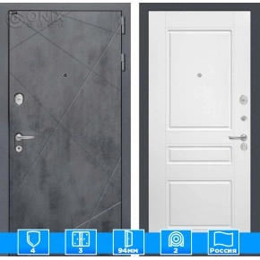 Входная дверь LOFT 03 - Белый софт