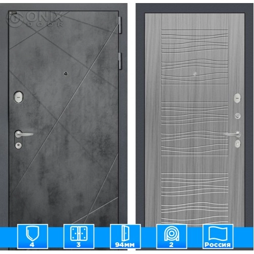 Входная дверь LOFT 06 - Сандал серый