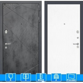 Входная дверь LOFT 07 - Белое дерево