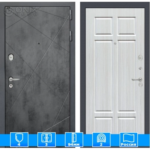 Входная дверь LOFT 08 - Sim белый