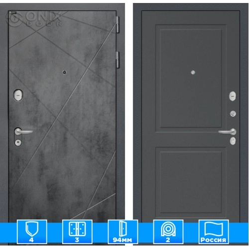 Входная дверь LOFT 11 - Графит софт