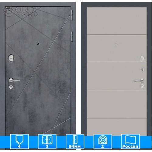 Входная дверь LOFT 13 - Грей софт