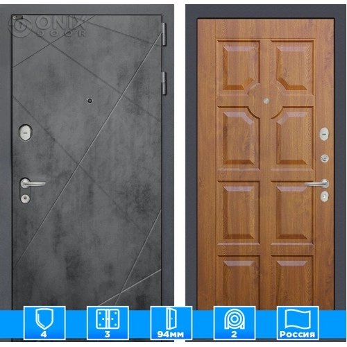 Входная дверь LOFT 17 - Золотой дуб (Винорит)