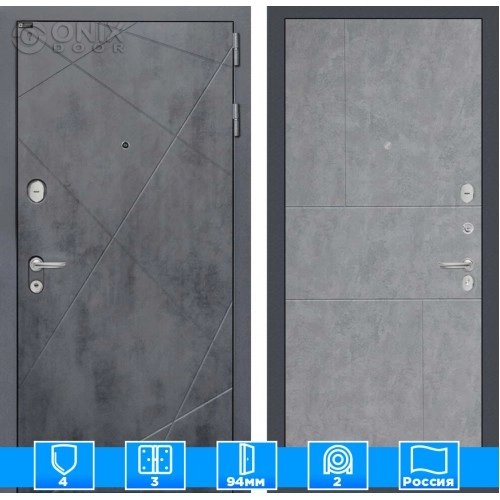 Входная дверь LOFT 21 - Бетон светлый