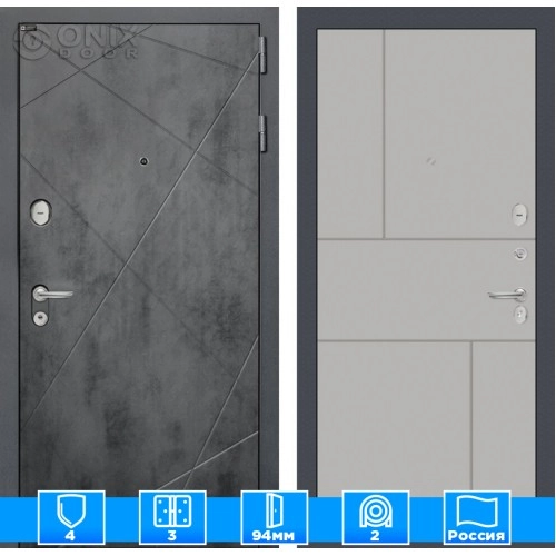 Входная дверь LOFT 21 - Грей софт