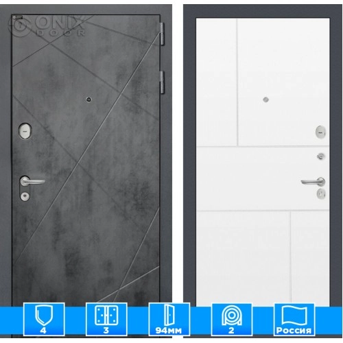 Входная дверь LOFT 21 - Белый софт