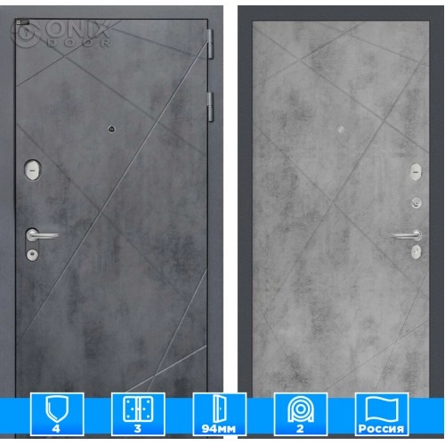 Входная дверь LOFT 24 - Бетон светлый