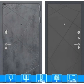 Входная дверь LOFT 24 - Графит софт