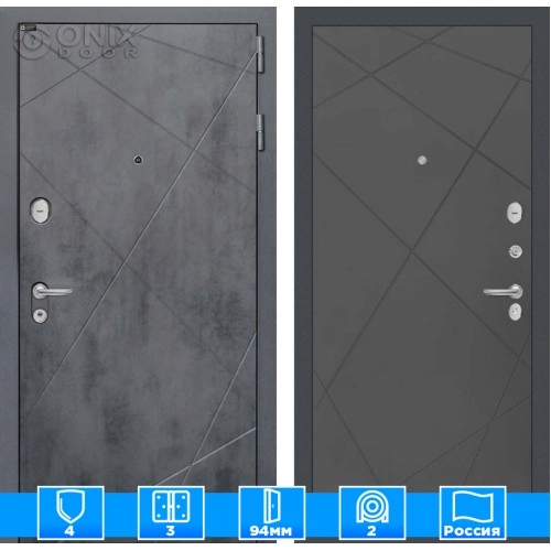 Входная дверь LOFT 24 - Графит софт