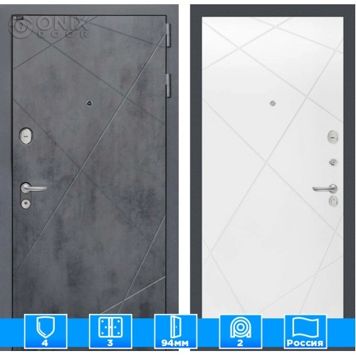 Входная дверь LOFT 24 - Белый софт