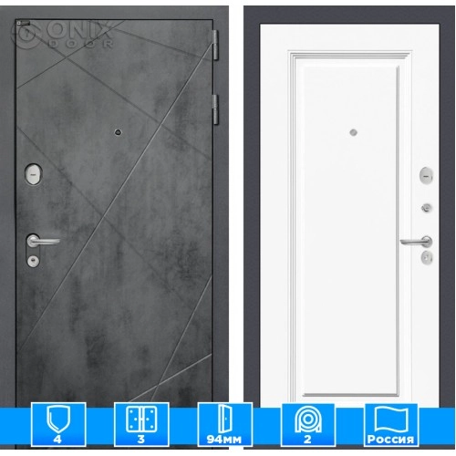 Входная дверь LOFT 27 - Эмаль RAL 9003