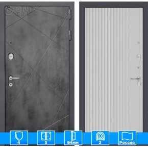 Входная дверь LOFT 29 - Белый рельеф софт