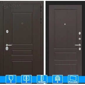 Входная дверь Мегаполис 03 - Орех премиум