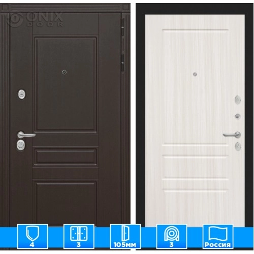 Входная дверь Мегаполис 03 - Сандал белый