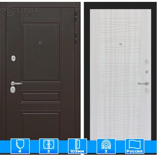 Входная дверь Мегаполис 06 - Сандал белый