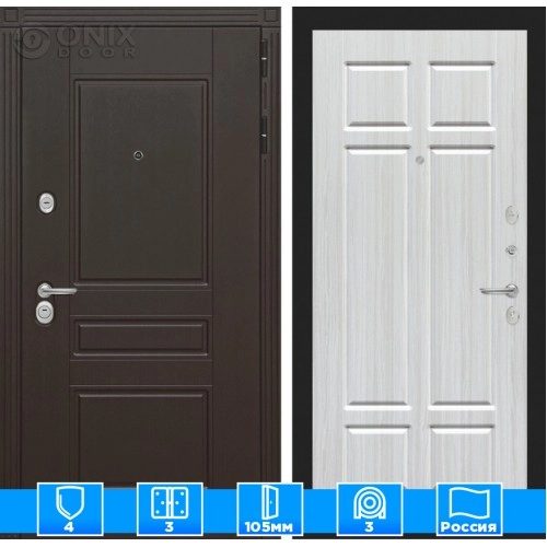 Входная дверь Мегаполис 08 - Кристалл вуд