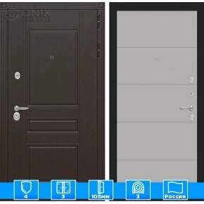 Входная дверь Мегаполис 13 - Грей софт