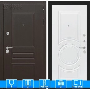 Входная дверь Мегаполис 23 - Белый софт