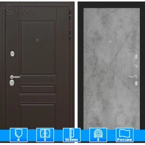 Входная дверь Мегаполис 24 - Бетон светлый